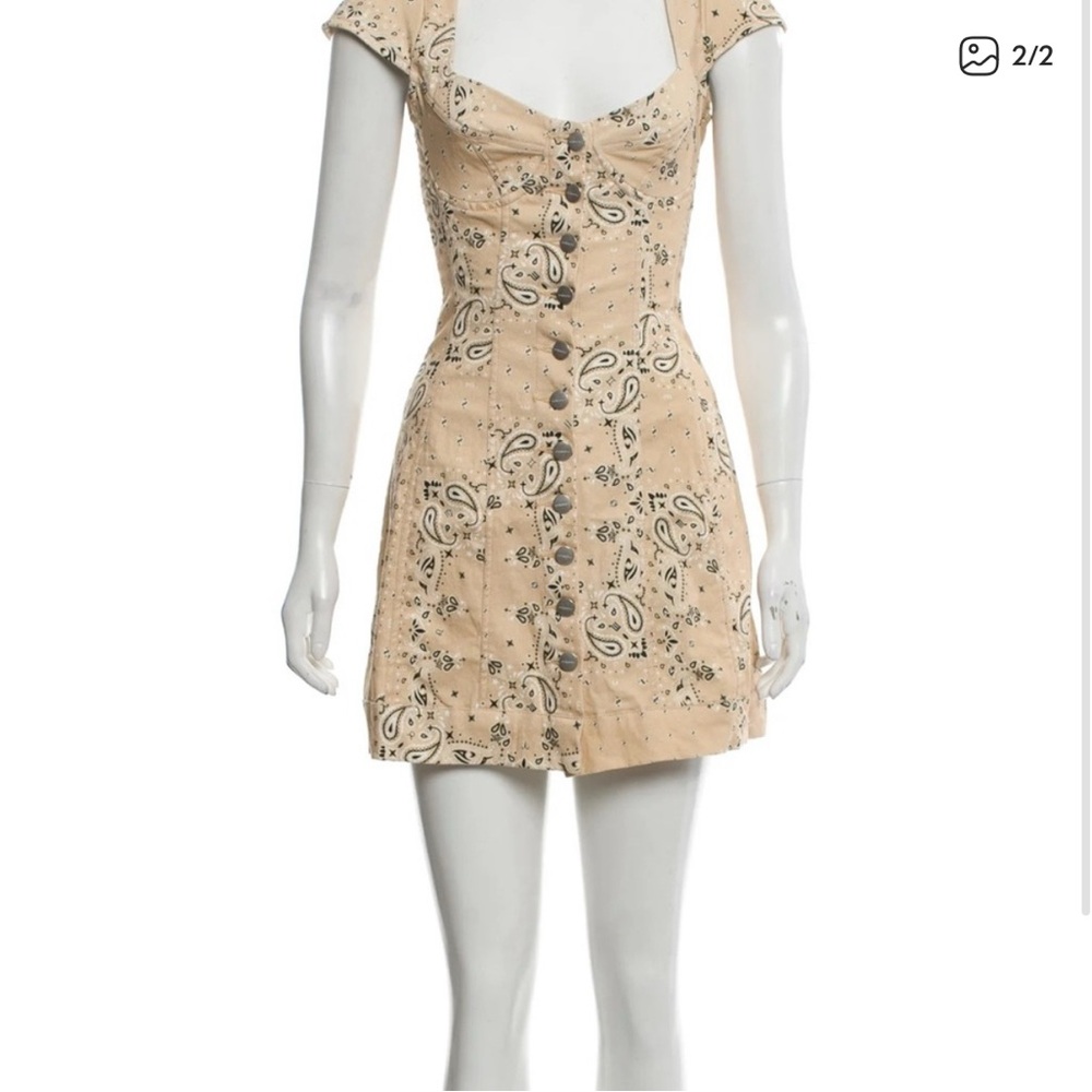 Miaou Paisley Bandana Dress